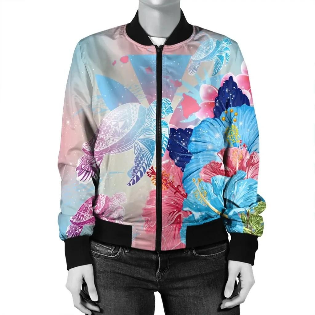 Hawaii-Map-Kanaka-Hibiscus-Polynesian-Turtle-Swimming-Bomber-Jacket-Sweet-Dream-Style-AH-J5R-Bomber-Jacket-2