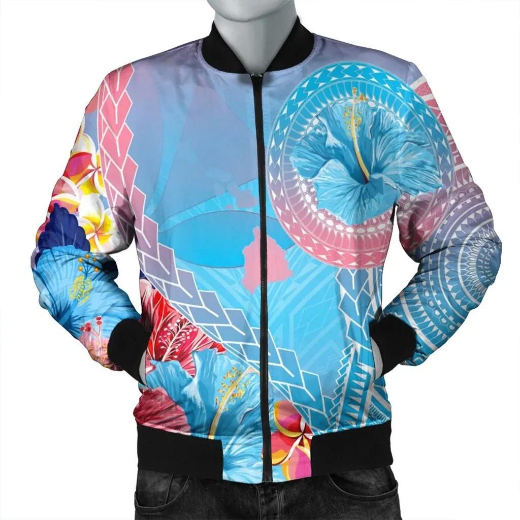 Hawaii Map Sweet Dream Kanaka Polynesian Hibiscus Bomber Jacket - AH - J5R Bomber Jacket Hawaii Map Sweet Dream Kanaka Polynesian Hibiscus Bomber Jacket - AH - J5R Bomber Jacket