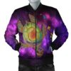 Hawaii Map Turtle Galaxy Bomber Jacket - AH - Purple - J5R Bomber Jacket