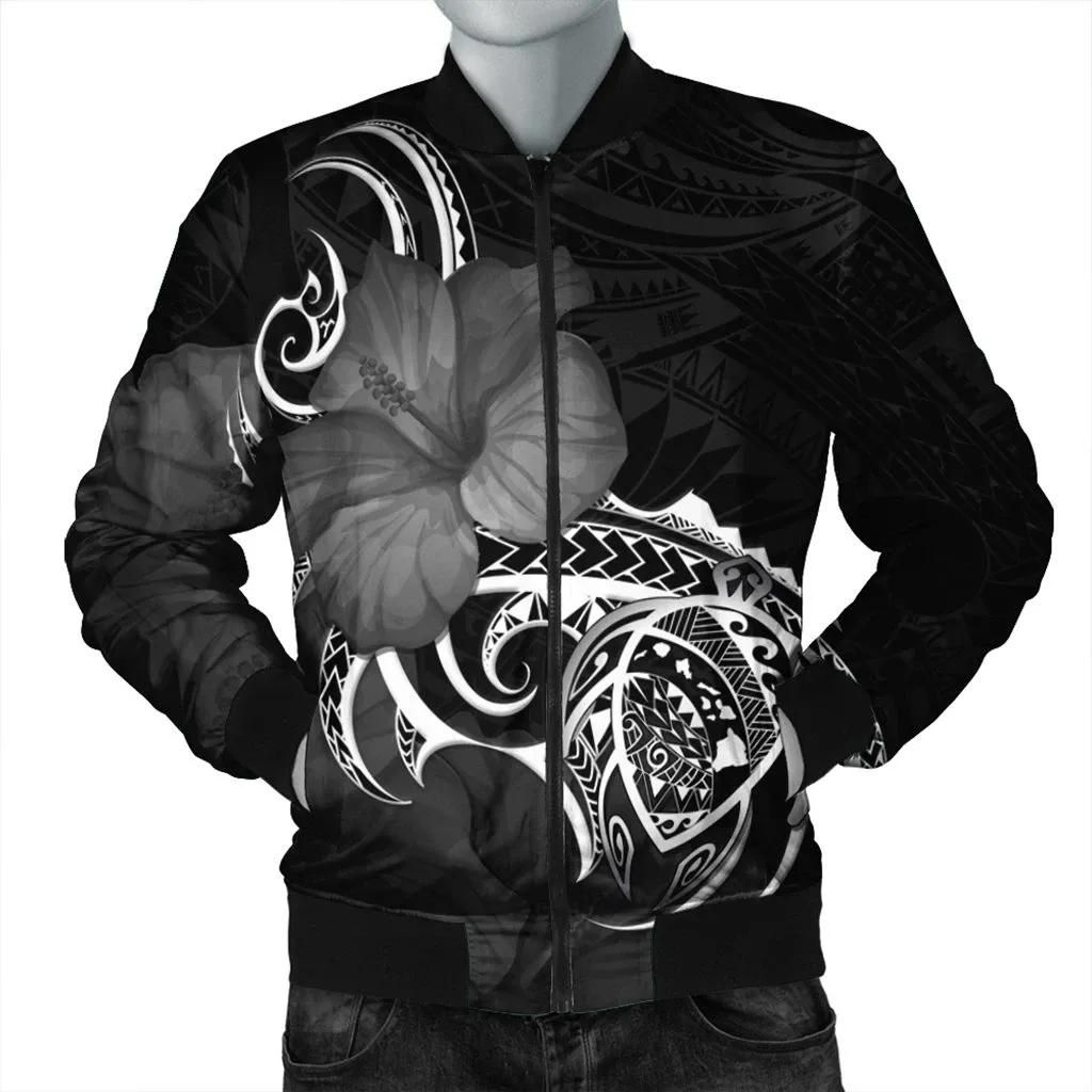 Hawaii Map Turtle Hibiscus Divise Polynesian Bomber Jacket - AH - JR Bomber Jacket Hawaii Map Turtle Hibiscus Divise Polynesian Bomber Jacket - AH - JR Bomber Jacket