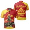 Hawaii Mauna Kea King Polynesian Polo Shirt - AH - J4