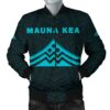 Hawaii Mauna Kea Polynesian Men's Bomber Jacket Blue - AH - J71 Bomber Jacket