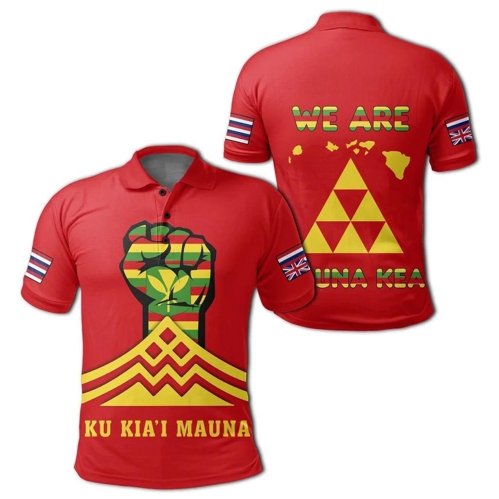 Hawaii Mauna Kea Strong Polo Shirt - AH J9 Hawaii Mauna Kea Strong Polo Shirt - AH J9