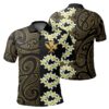 Hawaii Plumeria Kanaka Polynesian - Hawaiian Polo Shirt - Curtis Style - AH - J2