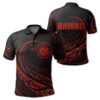 Hawaii Polo Shirt - Frida Style - Red - AH J91
