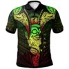 Hawaii Polo Shirt - Polynesian Tiki Warrior Style Reggae - BN29