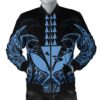Hawaii Polynesian Kanaka Kakau Bomber Jacket - Alan Style Pastel - AH - J4R Bomber Jacket