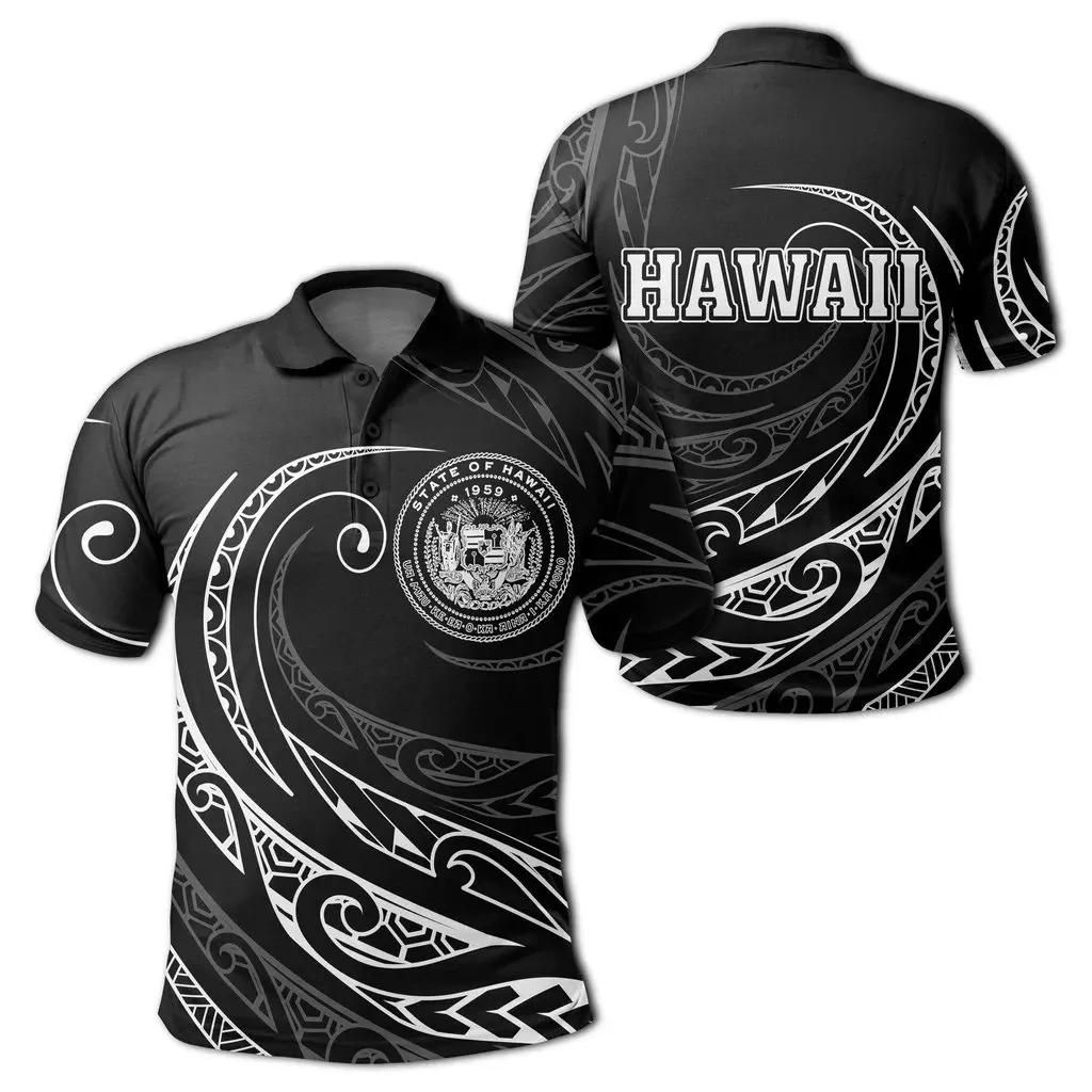 Hawaii Polynesian Polo Shirt - Frida Style - AH J9 Hawaii Polynesian Polo Shirt - Frida Style - AH J9