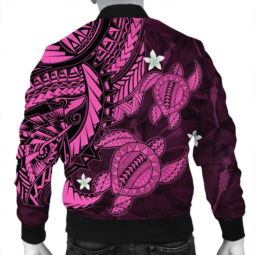 Hawaii-Polynesian-Turtle-Hibiscus-Bomber-Jacket-Pink-AH-J4R-Bomber-Jacket-1