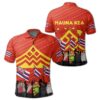 Hawaii Protectors - Mauna Kea Polynesian Polo Shirt - AH J9