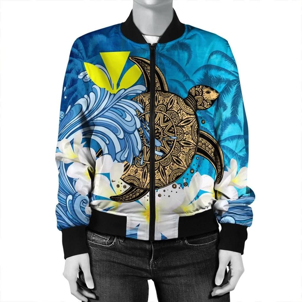 Hawaii-Sea-Turtle-Plumeria-Coconut-Tree-Bomber-Jacket-AH-J4R-Bomber-Jacket-2