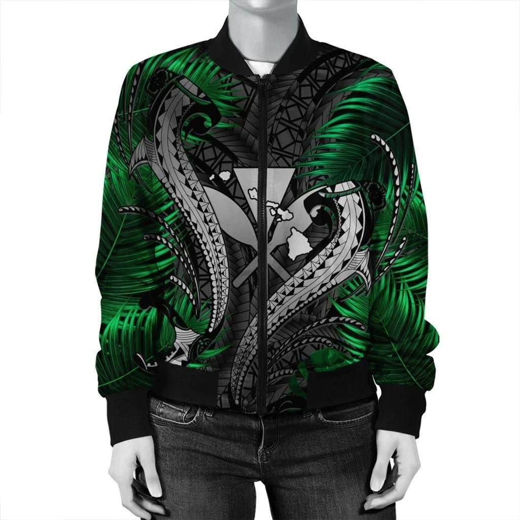 Hawaii-Shark-Polynesian-Tropical-Bomber-Jacket-Gray-AH-J4R-Bomber-Jacket-2