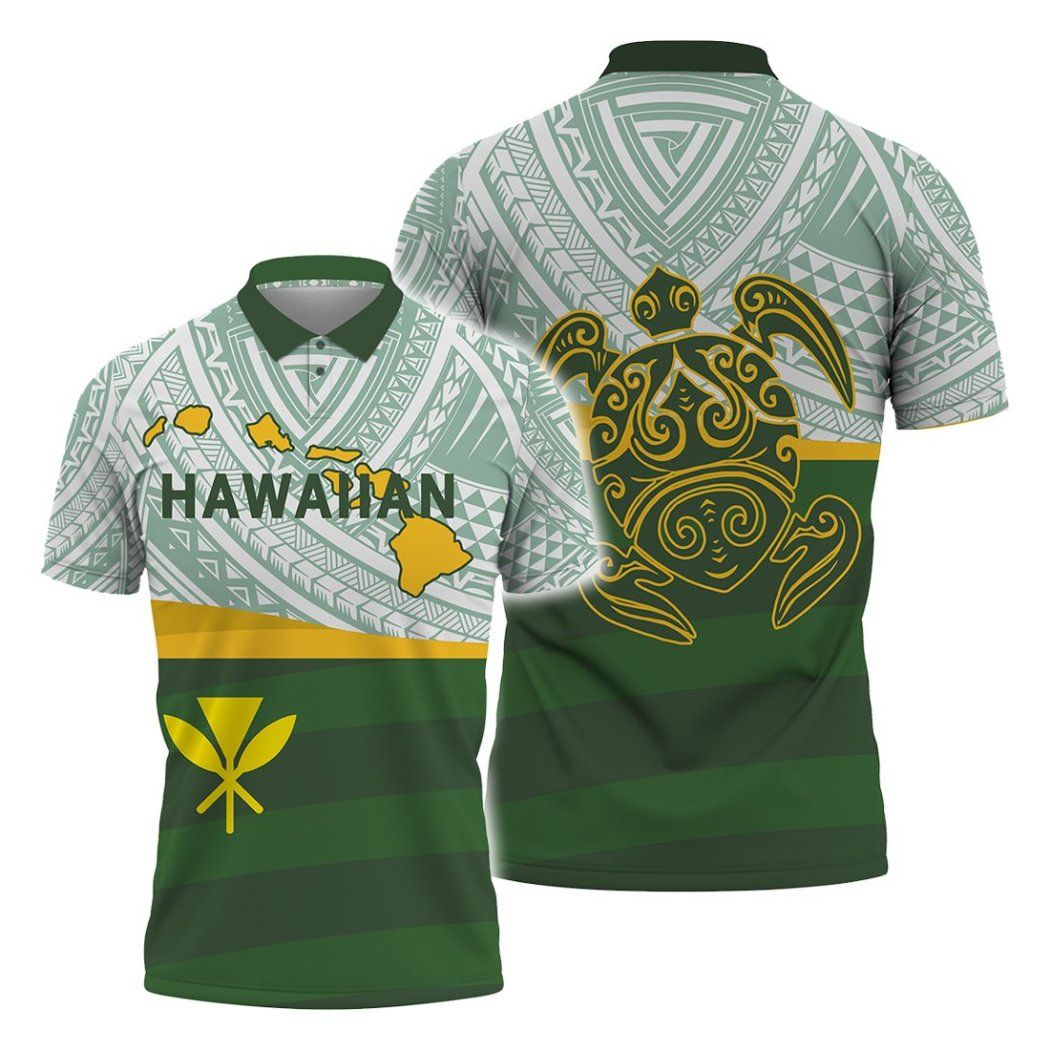 Hawaii Style Polo Shirt All Over Print Hawaii Style Polo Shirt All Over Print