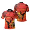 Hawaii Summer King Sunset Polo Shirt - AH J4