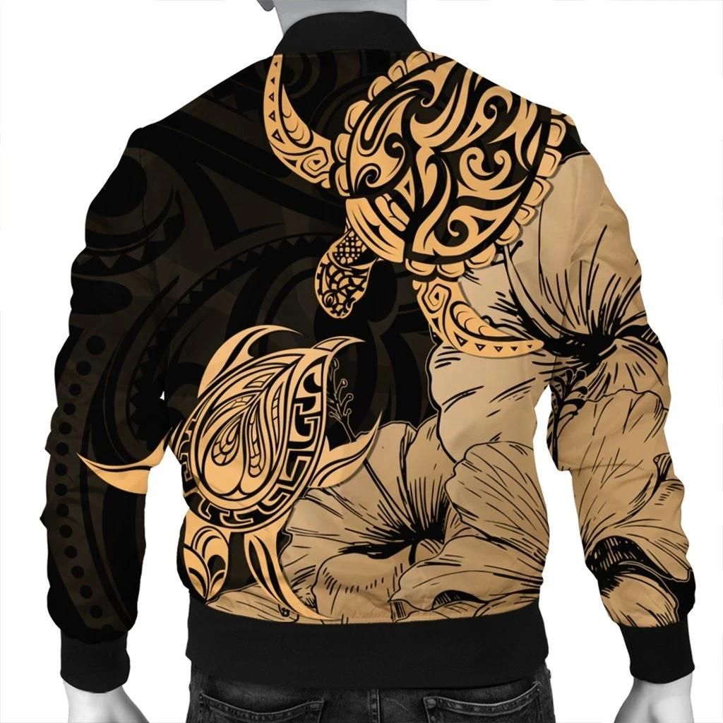 Hawaii-Turtle-Bomber-Jacket-Polynesian-Hibiscus-Art-Gold-AH-JR-Bomber-Jacket-1