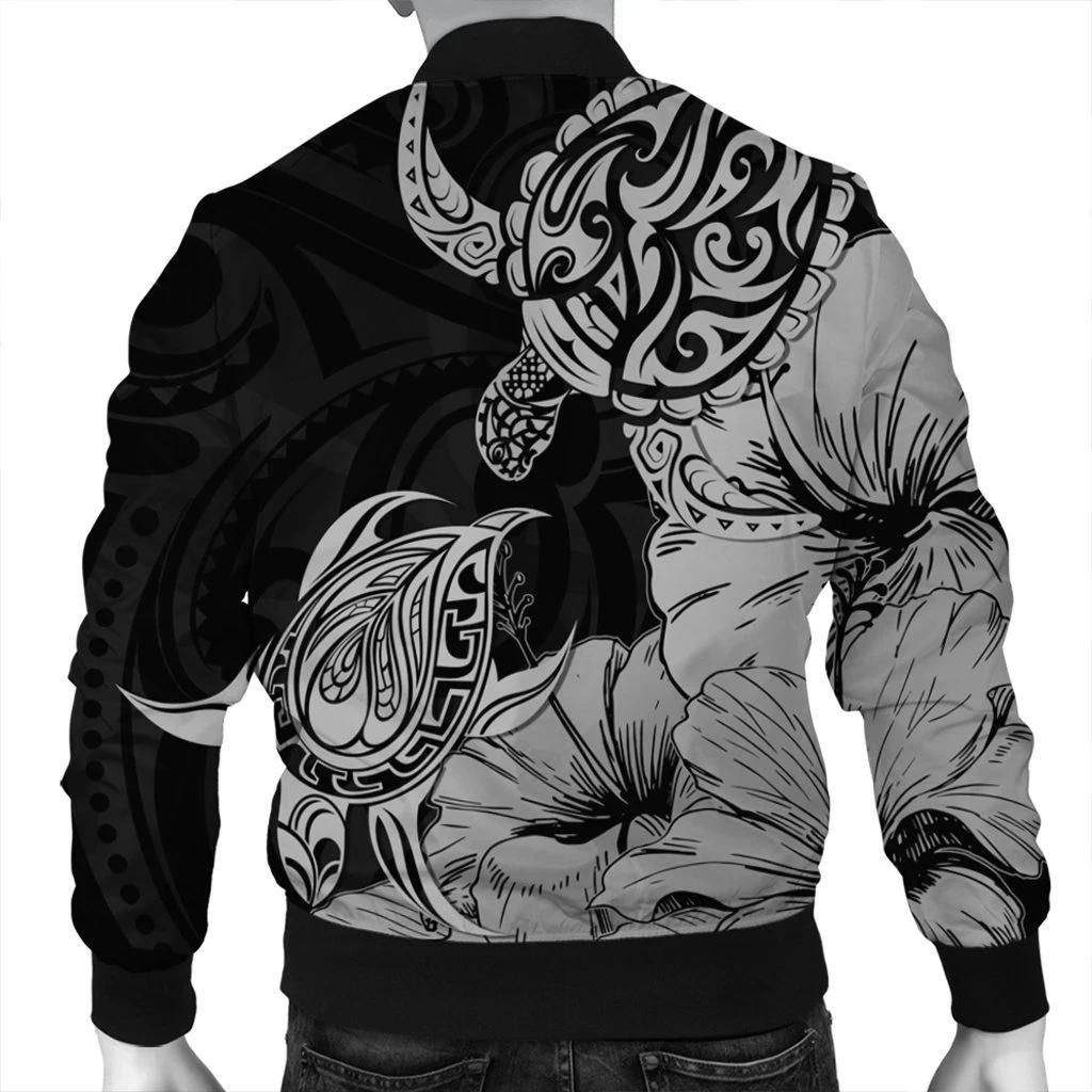 Hawaii-Turtle-Bomber-Jacket-Polynesian-Hibiscus-Art-Gray-AH-JR-Bomber-Jacket-1