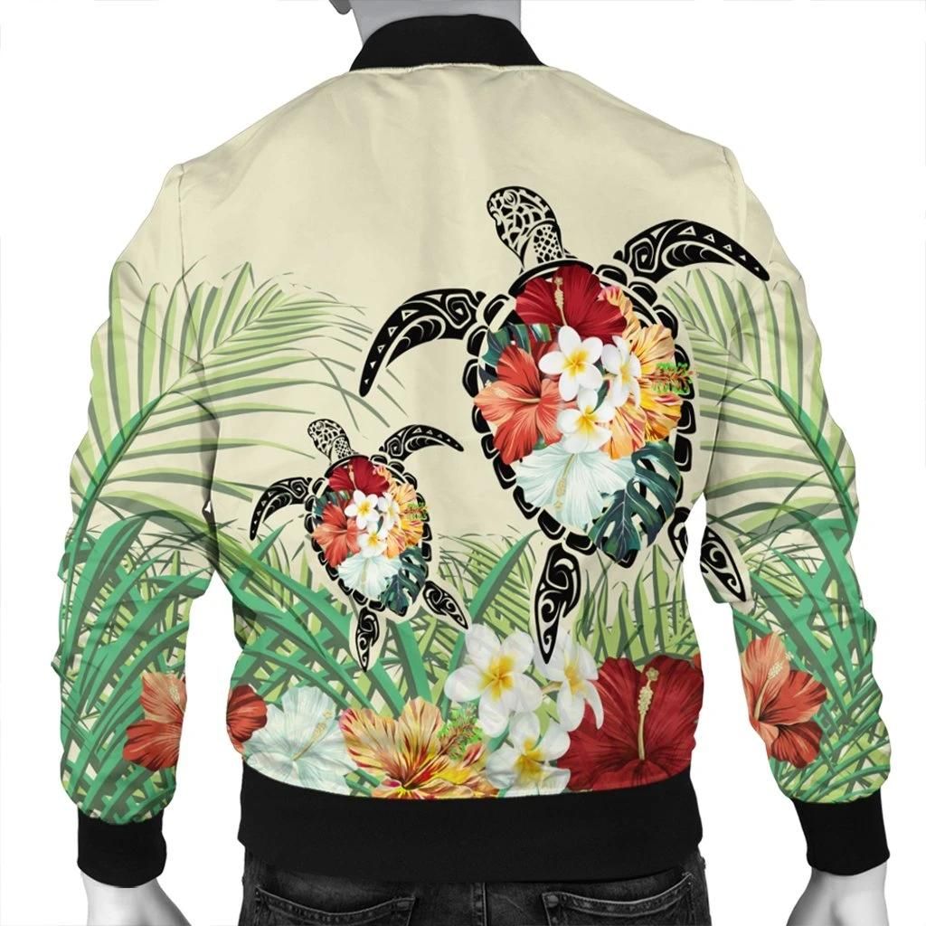 Hawaii-Turtle-Flowers-Coconut-Tree-Leaf-Bomber-Jacket-AH-J4R-Bomber-Jacket-1
