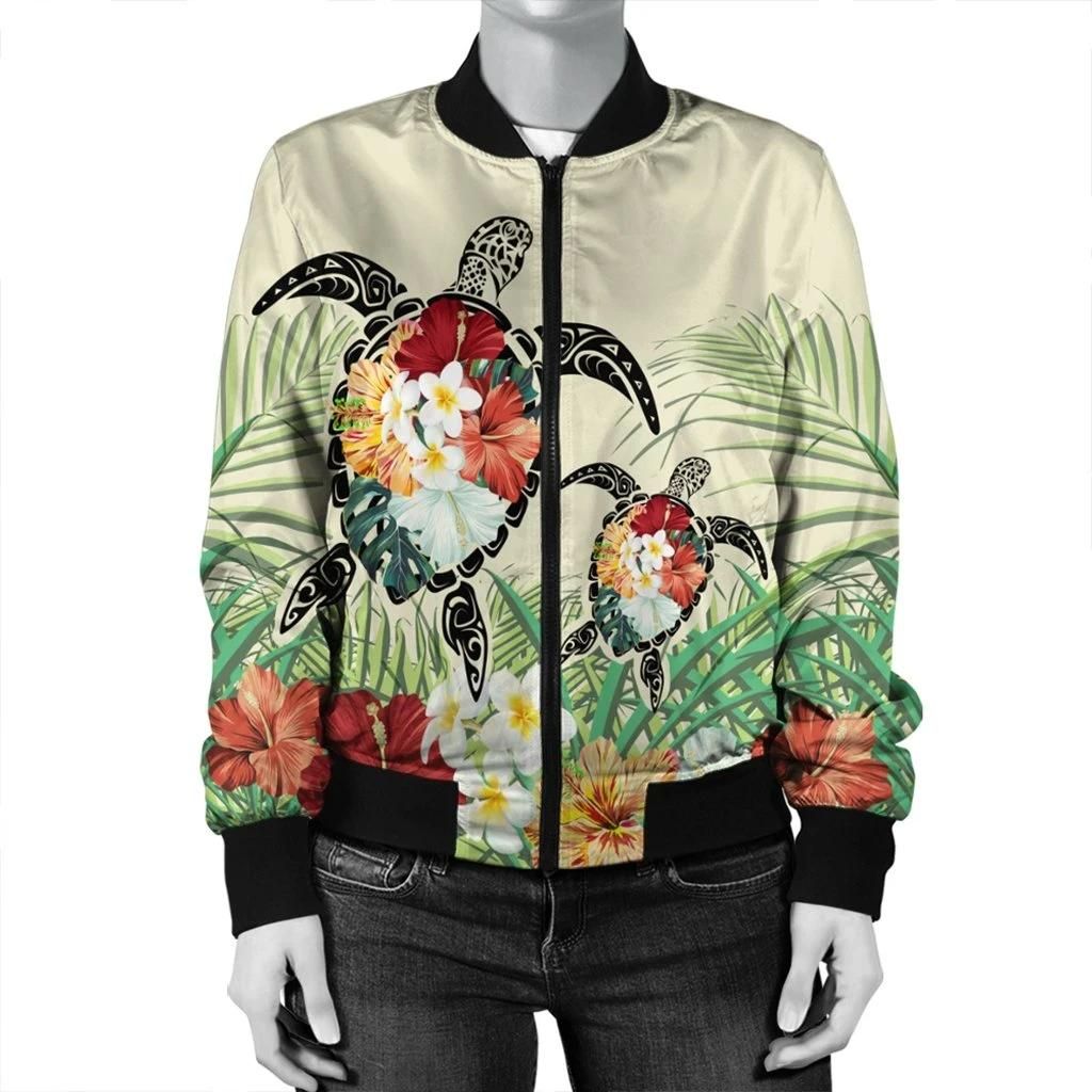 Hawaii-Turtle-Flowers-Coconut-Tree-Leaf-Bomber-Jacket-AH-J4R-Bomber-Jacket-2