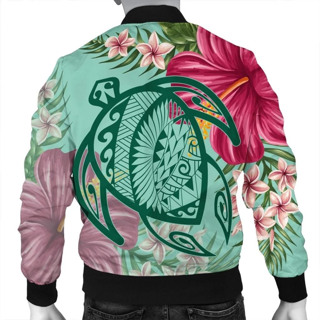 Hawaii-Turtle-Hibiscus-Plumeria-Bomber-Jacket-Hug-Style-AH-J4R-Bomber-Jacket-1