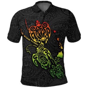 Hawaii Turtle Polo Shirt