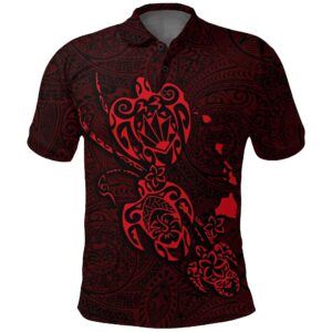 Hawaii Turtle Polo Shirt