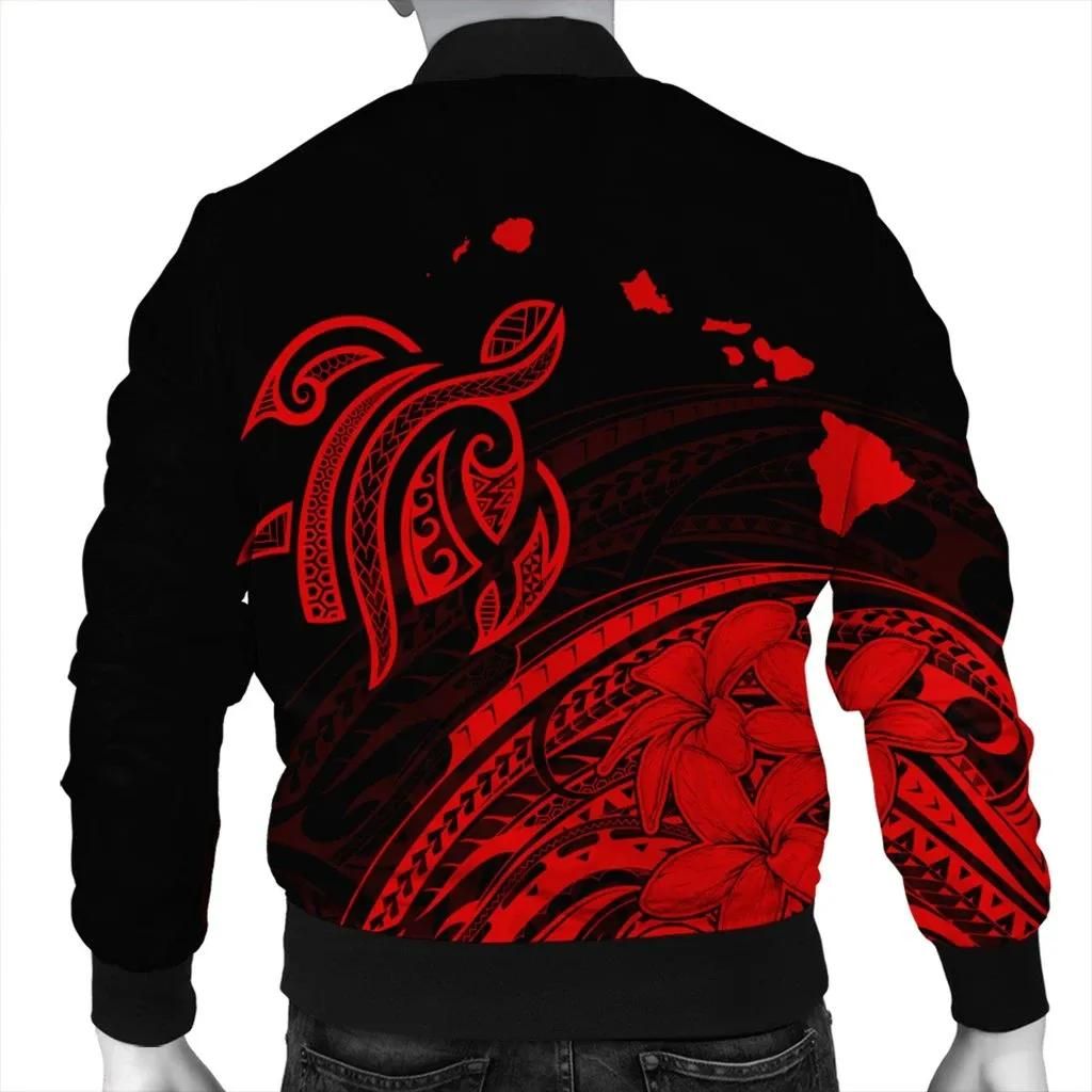 Hawaii-Turtle-Polynesian-Map-Plumeria-Bomber-Jacket-Red-AH-JR-Bomber-Jacket-1