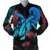 Hawaii Turtle Polynesian Tropical Bomber Jacket - Ghia Style - AH - J4R Bomber Jacket
