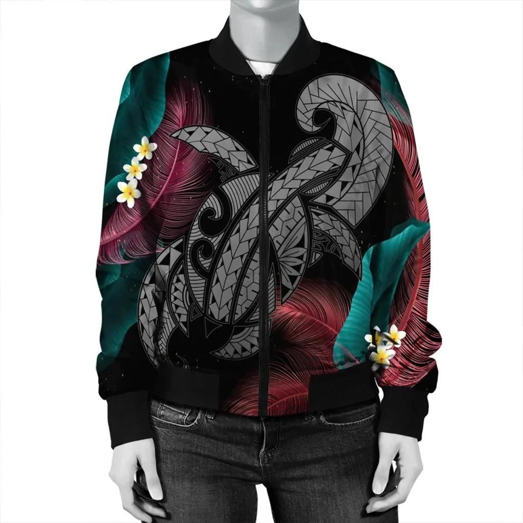 Hawaii-Turtle-Polynesian-Tropical-Bomber-Jacket-Ghia-Style-Gray-AH-J4R-Bomber-Jacket-2
