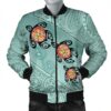 Hawaii Turtle Swimming Tribal Polynesian Bomber Jacket - AH - Min Style - J5R Bomber Jacket