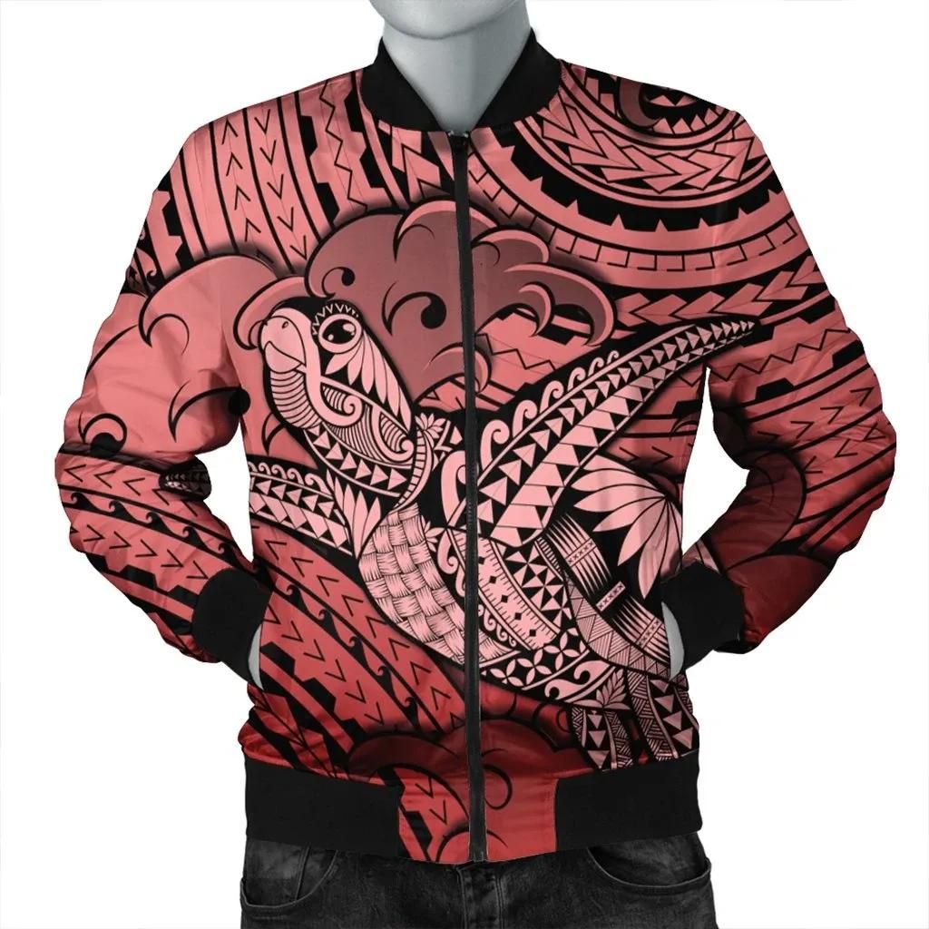 Hawaii Turtle Wave Bomber Jacket - News Style Red - AH - J4R Bomber Jacket Hawaii Turtle Wave Bomber Jacket - News Style Red - AH - J4R Bomber Jacket