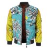 Hawaiian Aloha Moe Bomber Jacket Hawaiian Shorts Beach Short Sleeve Bomber Jacket