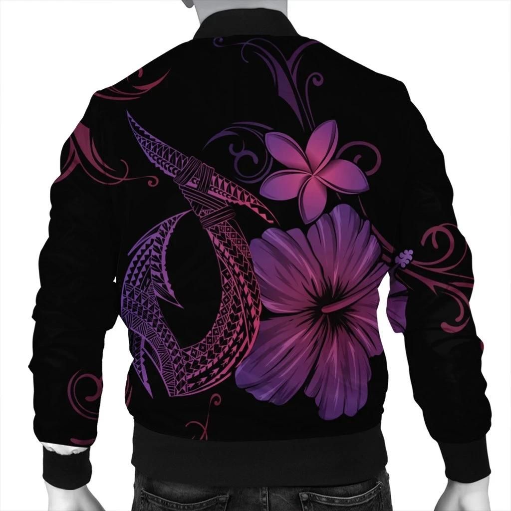 Hawaiian-Fish-Hook-Hibiscus-Plumeria-Polynesian-Bomber-Jacket-Pink-AH-J4R-Bomber-Jacket-1