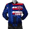Hawaiian Flag Bomber Jacket - Speaka Style - AH - JC Bomber Jacket