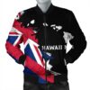 Hawaiian Flag Hawaii Map Nei Polynesian Bomber Jacket - Classic Style - J5R Bomber Jacket