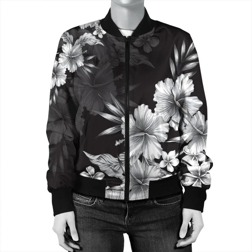 Hawaiian-Hibiscus-Black-And-White-Polynesian-Bomber-Jacket-AH-JR-Bomber-Jacket-2
