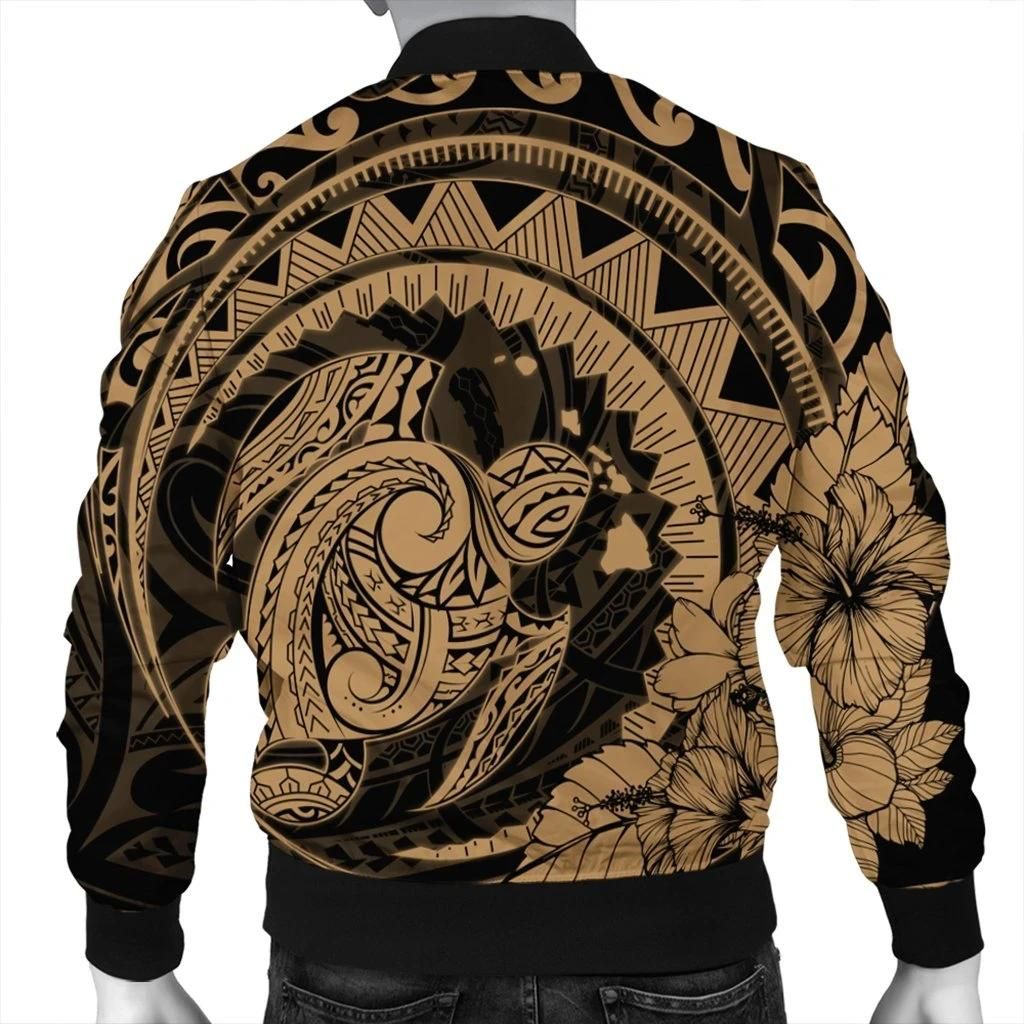 Hawaiian-Kanaka-Honu-Map-Hibiscus-Globular-Polynesian-Gold-Bomber-Jacket-AH-JR-Bomber-Jacket-1