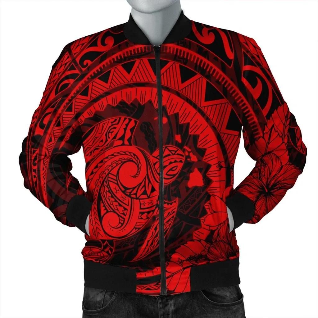 Hawaiian Kanaka Honu Map Hibiscus Globular Polynesian Red Bomber Jacket - AH - JR Bomber Jacket Hawaiian Kanaka Honu Map Hibiscus Globular Polynesian Red Bomber Jacket - AH - JR Bomber Jacket