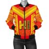 Hawaiian Kanaka Polynesian Women's Bomber Jacket Active - AH - J77 Bomber Jacket