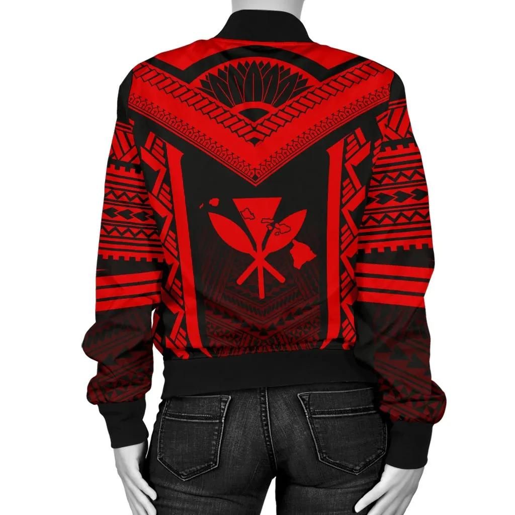Hawaiian-Kanaka-Polynesian-Womens-Bomber-Jacket-Active-Red-AH-J77-Bomber-Jacket-1