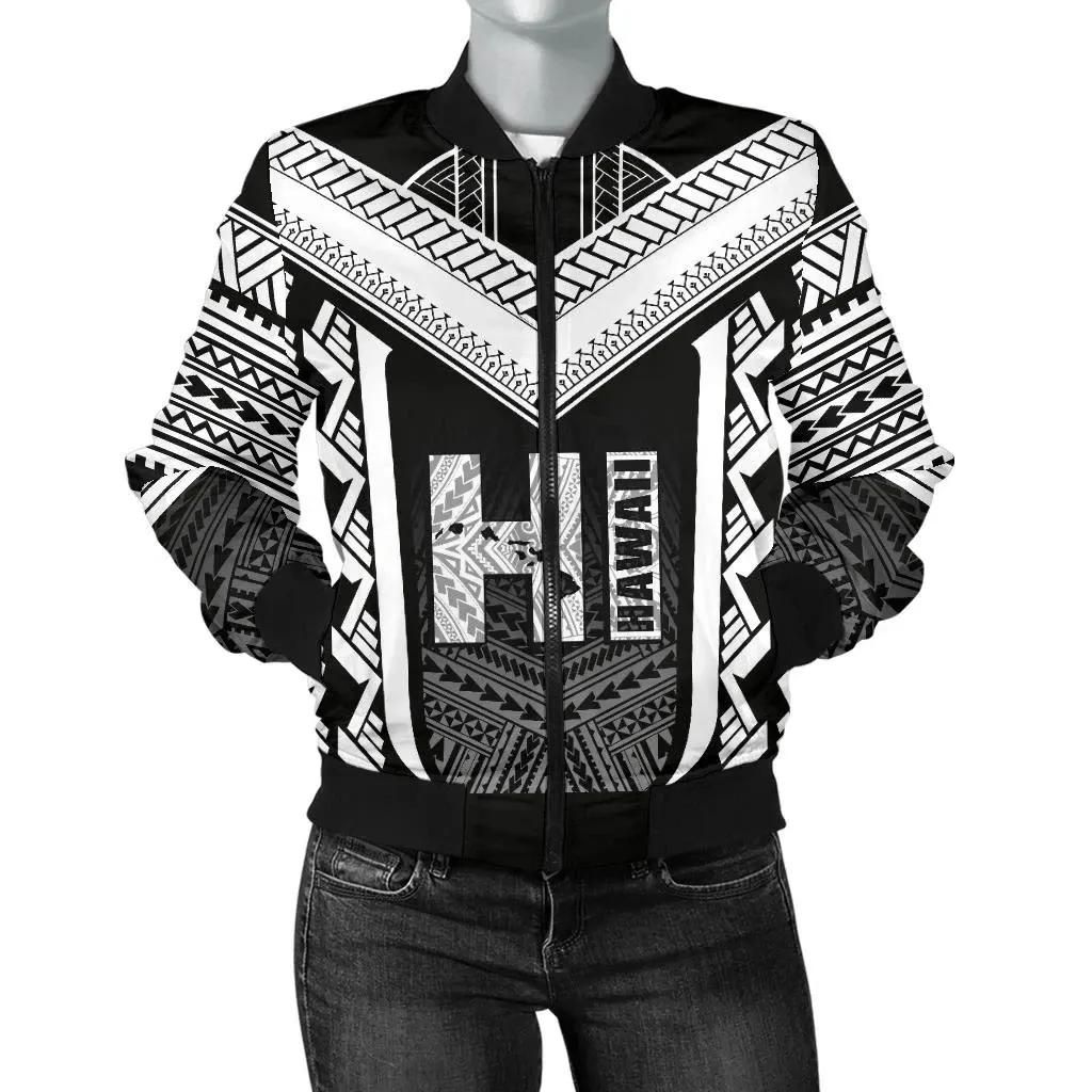 Hawaiian-Kanaka-Polynesian-Womens-Bomber-Jacket-Active-White-AH-J77-Bomber-Jacket-1
