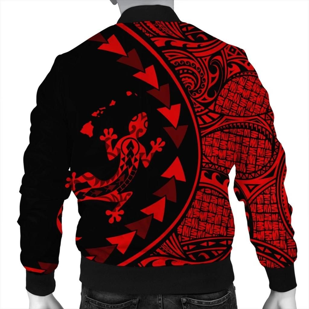 Hawaiian-Map-Gecko-Tattoo-Kakau-Polynesian-Bomber-Jacket-Red-AH-J0R-Bomber-Jacket-1