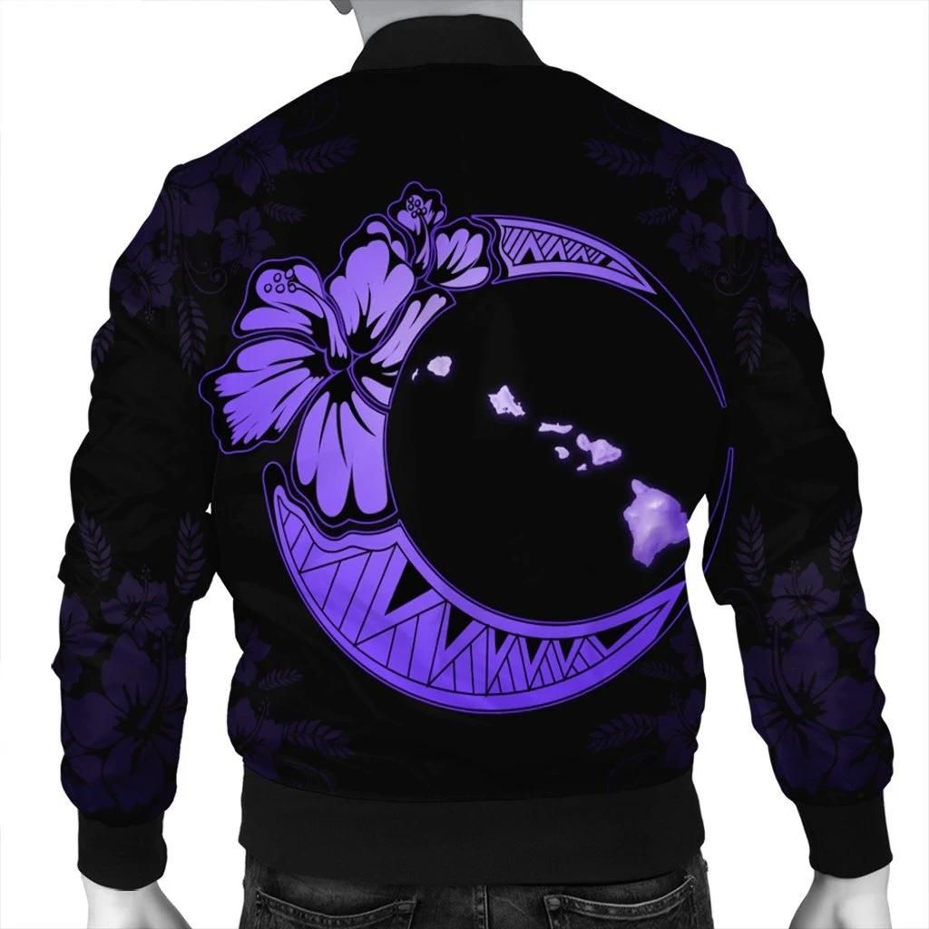 Hawaiian-Map-Hibiscus-Turtle-Polynesian-Moon-Bomber-Jacket-Purple-AH-JR-Bomber-Jacket-2