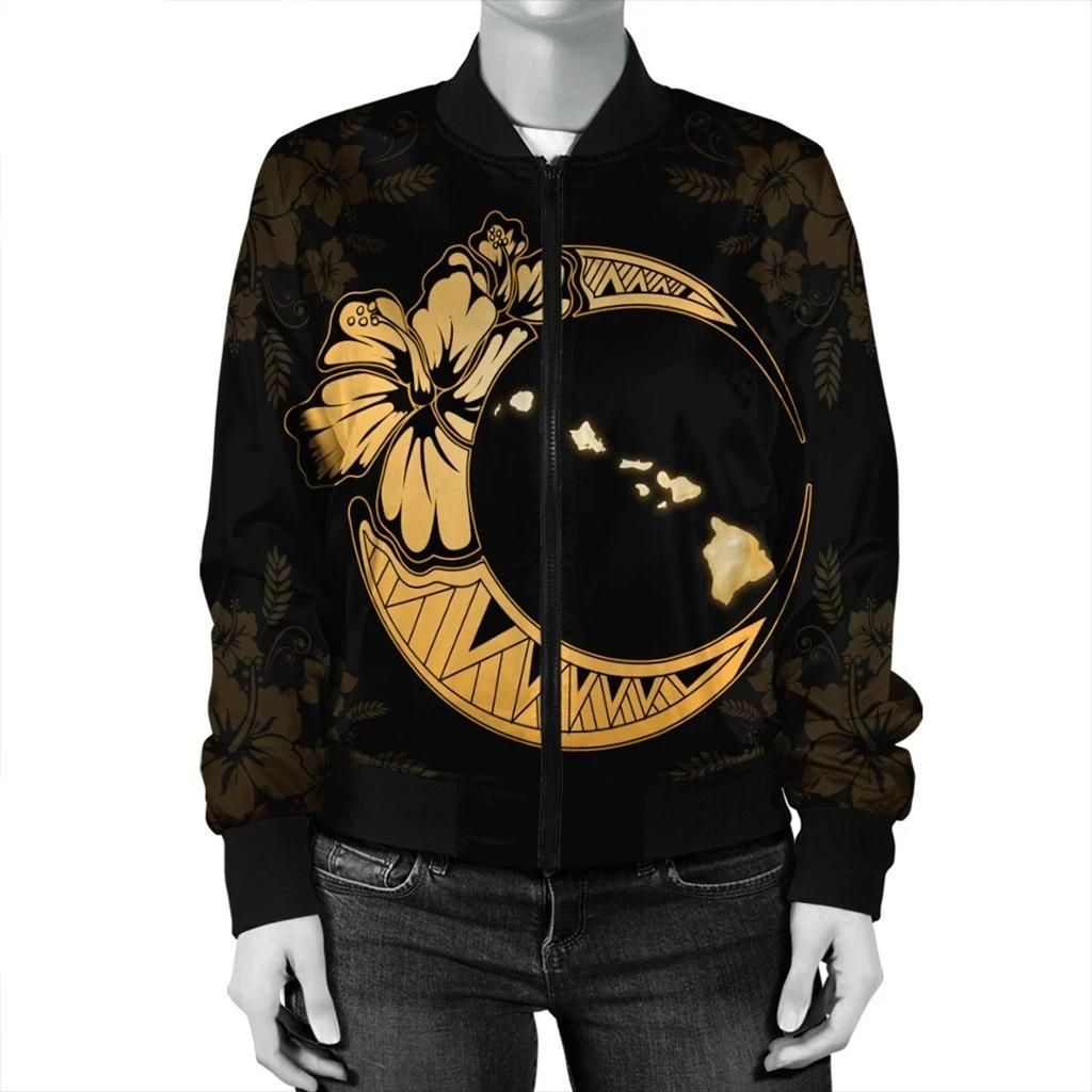 Hawaiian-Map-Hibiscus-Turtle-Polynesian-Moon-Bomber-Jacket-Yellow-AH-JR-Bomber-Jacket-2