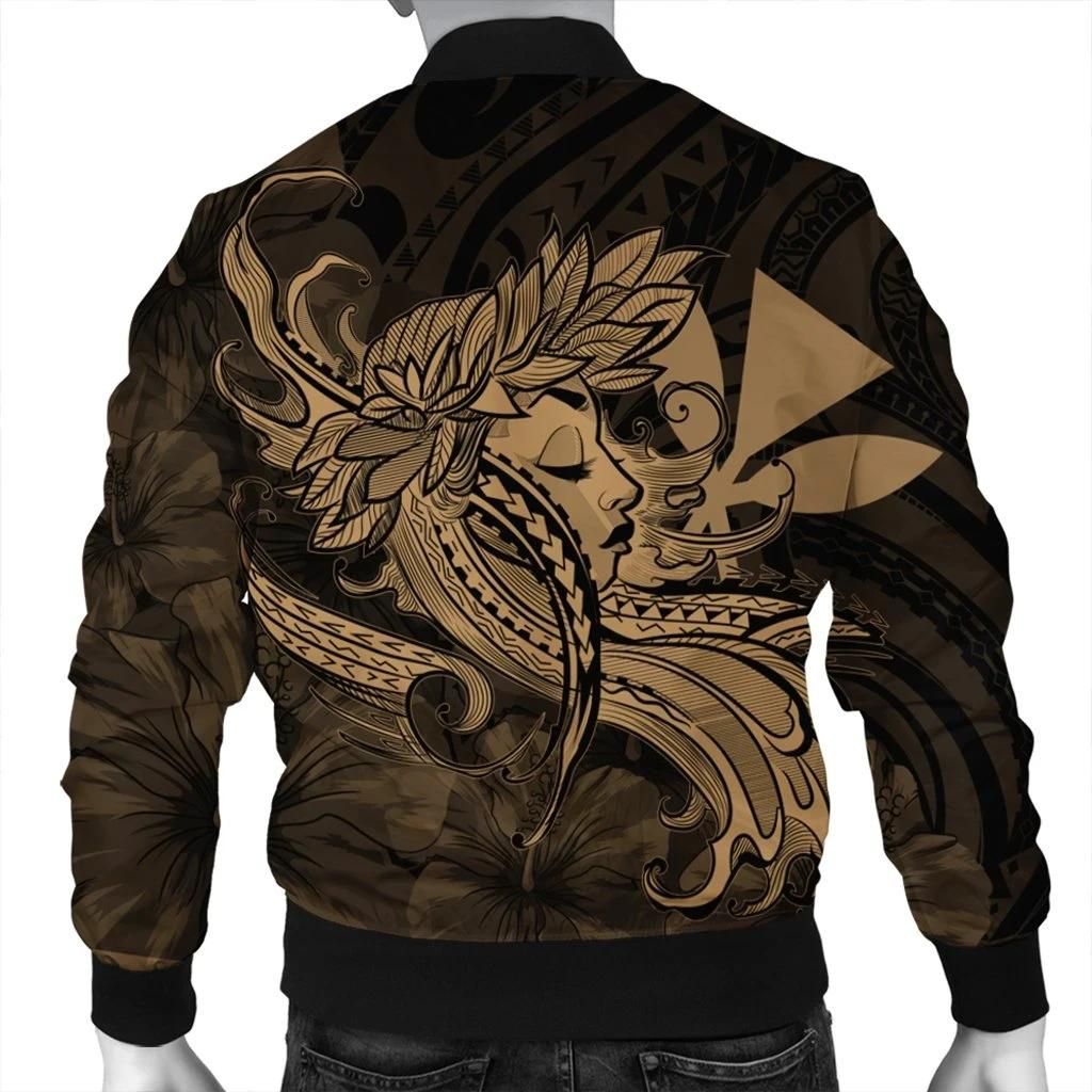Hawaiian-Map-Hula-Girl-Hibiscus-Kanaka-Polynesian-Bomber-Jacket-Gold-AH-J4R-1