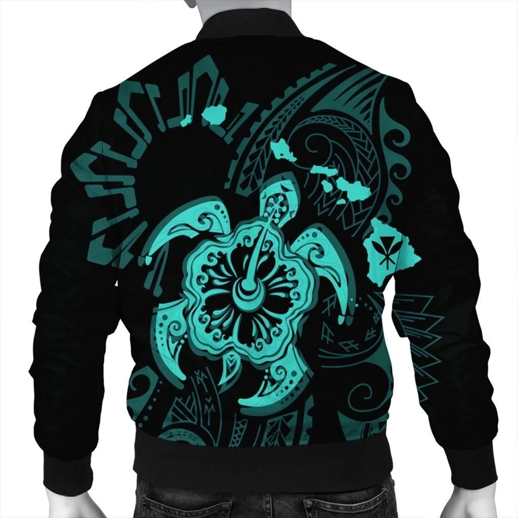 Hawaiian-Map-Kanaka-Hibiscus-Turtle-Turquoise-Polynesian-Bomber-Jacket-AH-J4R-Bomber-Jacket-1
