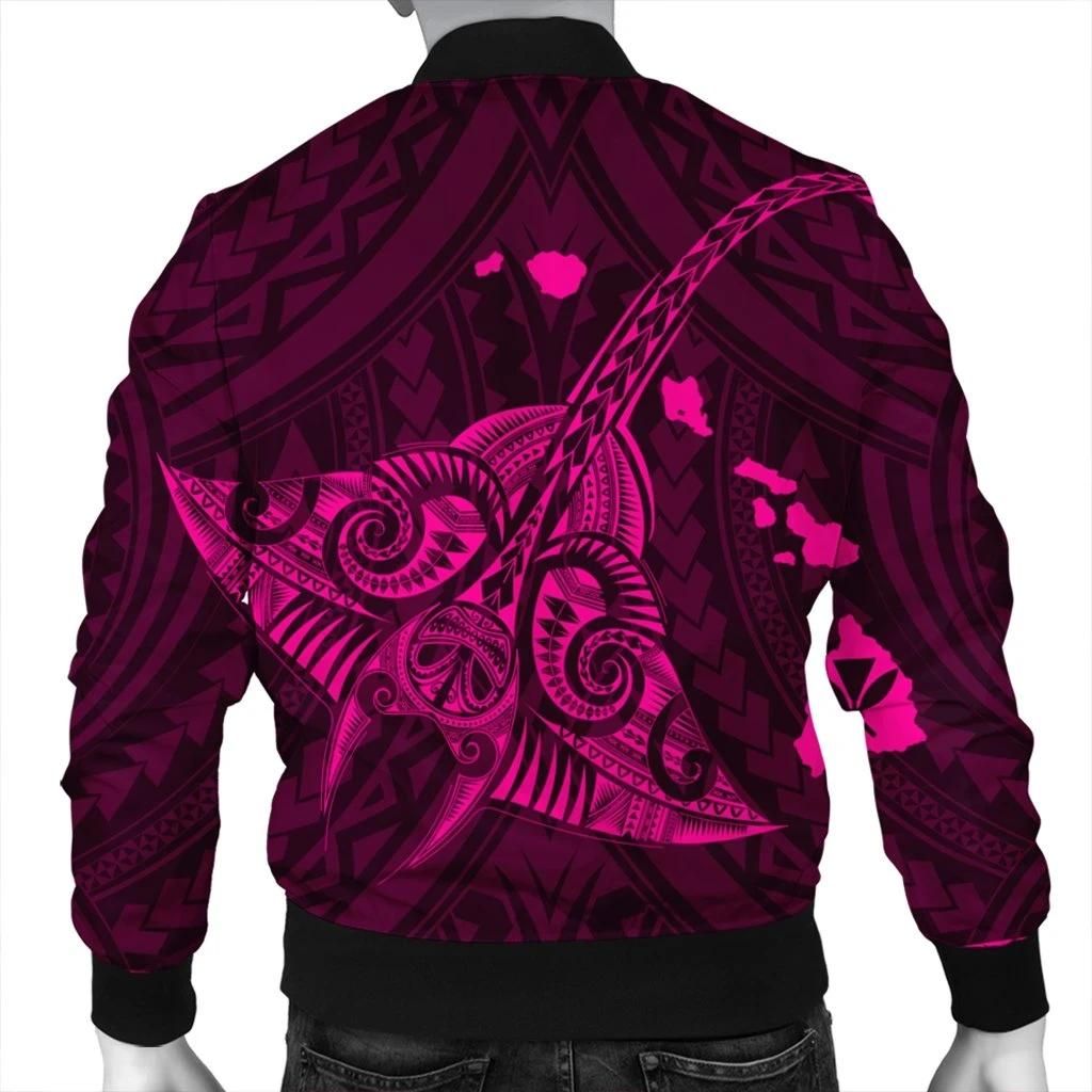 Hawaiian-Map-Kanaka-Manta-Ray-Polynesian-Bomber-Jacket-Pink-AH-J4R-Bomber-Jacket-1