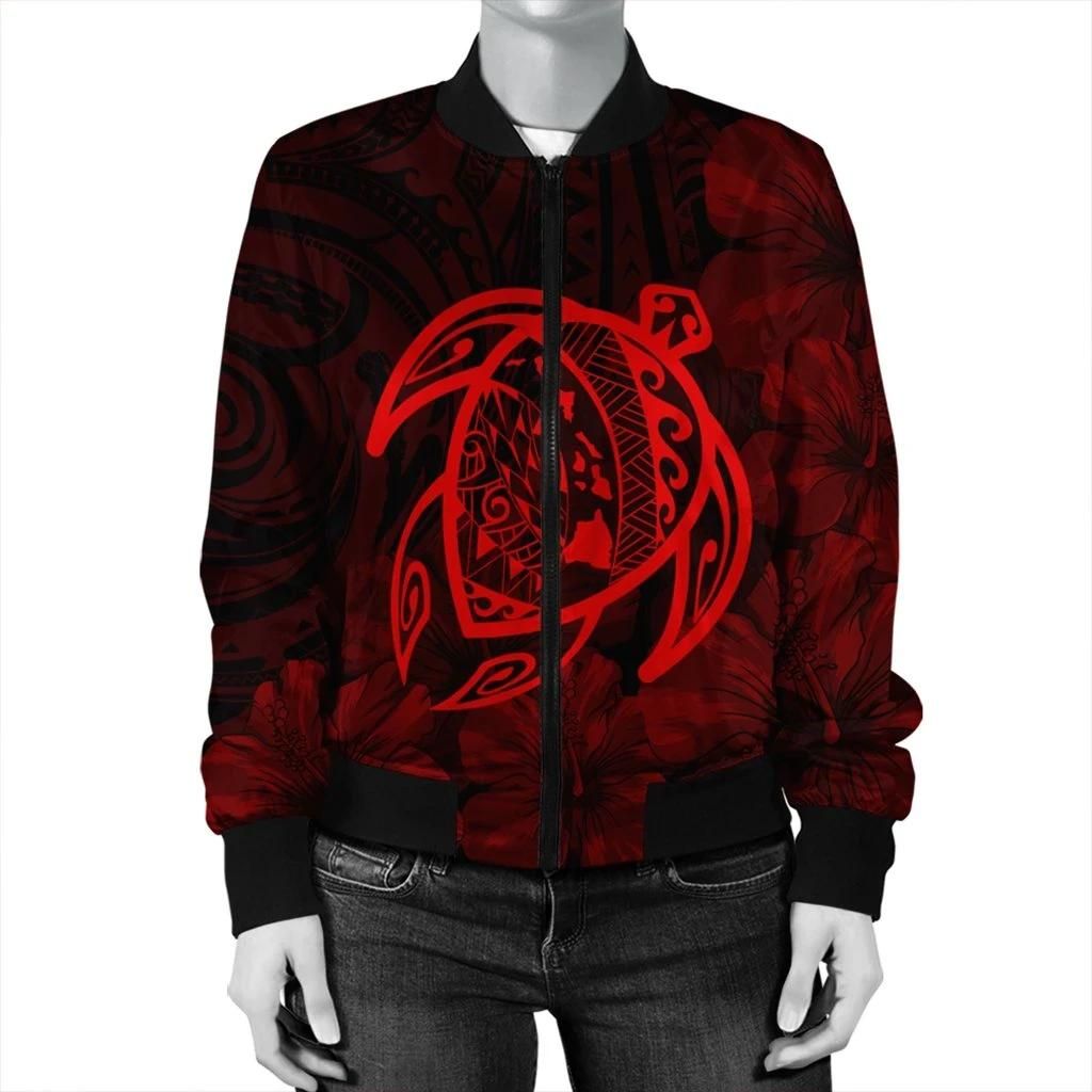 Hawaiian-Map-Turtle-Kanaka-Hibiscus-Polynesian-Bomber-Jacket-Red-AH-J4R-Bomber-Jacket-2