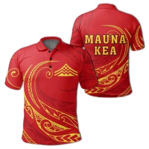 Hawaiian Mauna Kea Polynesian Polo Shirt - Frida Style - AH J9
