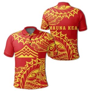 Hawaiian Mauna Kea Polynesian Polo Shirt - Viva Style - AH J9