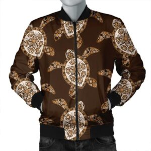 Hawaiian Old School Turtle Bomber Jacket - AH - JR Bomber Jacket